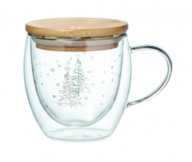 Logo trade promotional merchandise photo of: Double wall borosilicate mug