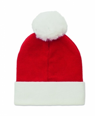 Logo trade advertising products image of: Christmas knitted beanie