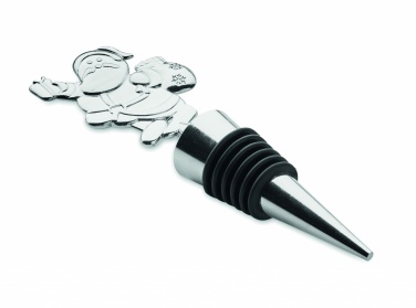 Logo trade corporate gifts image of: Bottle stopper Christmas motif