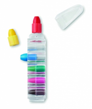 Logotrade corporate gift picture of: Set of 6 wax crayons