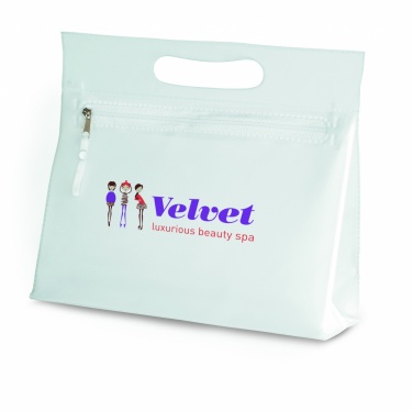 Logo trade promotional merchandise photo of: Transparent cosmetic pouch