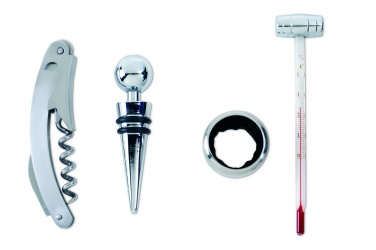 Logotrade promotional giveaway image of: Classic wine set in wooden box