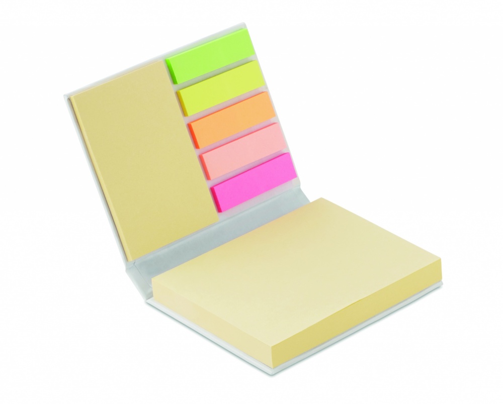 Logo trade promotional giveaways image of: Sticky note memo pad