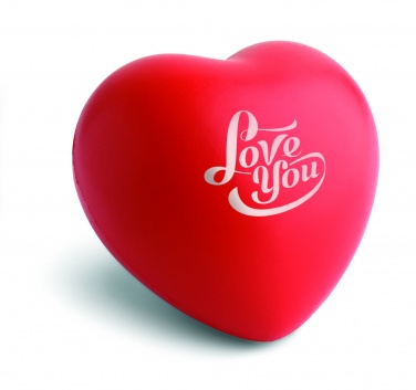 Logotrade promotional item picture of: Anti-stress heart PU material