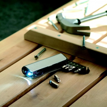 Logo trade corporate gifts picture of: Multitool holder and LED torch