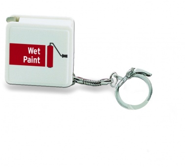 Logo trade promotional merchandise image of: Key ring w/ flexible ruler 1m, Vantaa