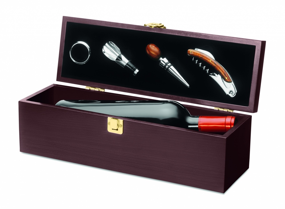 Logotrade promotional gift image of: Wine set in wine box