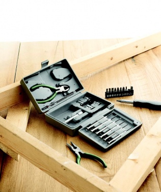 Logotrade advertising product image of: Foldable 25 piece tool set