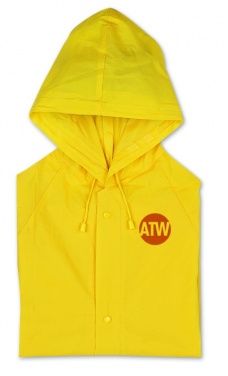 Logotrade promotional product image of: PVC raincoat with hood