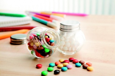 Logo trade business gift photo of: Chocolates in glass holder