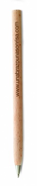 Logo trade promotional items picture of: Wooden ball pen