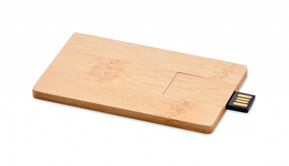 Logo trade promotional products picture of: 16GB bamboo casing USB