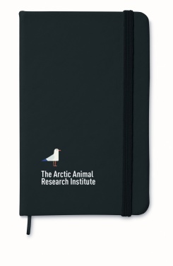 Logo trade corporate gifts image of: A6 notebook 96 lined sheets