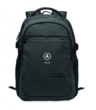 Logo trade corporate gifts image of: 600D RPET laptop backpack