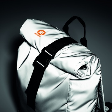 Logotrade advertising products photo of: Reflective Rolltop backpack