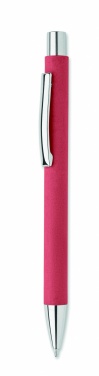 Logo trade advertising product photo of: Recycled paper push ball pen