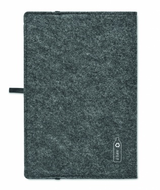 Logotrade promotional giveaway picture of: A5 notebook RPET felt