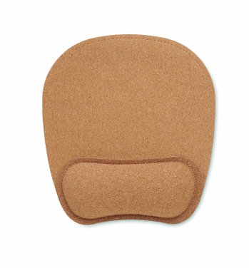 Logo trade promotional merchandise photo of: Ergonomic cork mouse mat