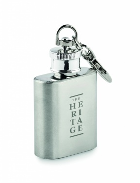 Logo trade promotional giveaways image of: Hipflask key ring Joensuu