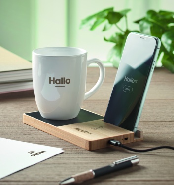 Logotrade promotional product image of: 1Wireless charger mug warmer