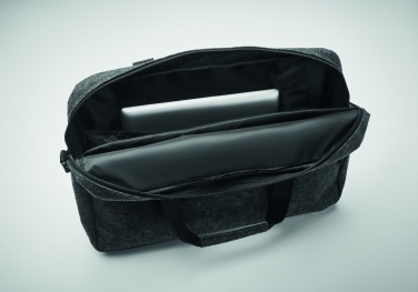 Logotrade business gifts photo of: 15 inch RPET felt laptop bag