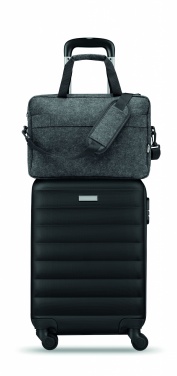 Logotrade promotional item picture of: 15 inch RPET felt laptop bag