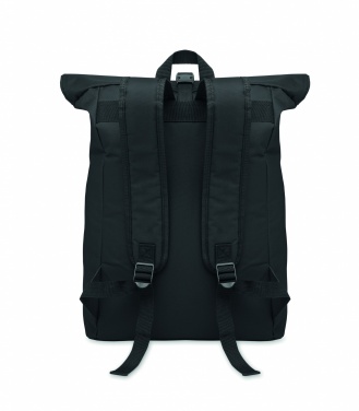 Logo trade corporate gift photo of: 600Dpolyester rolltop backpack