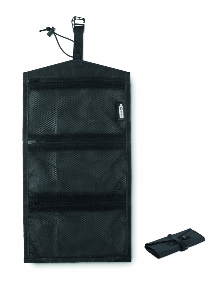 Logotrade promotional item picture of: 210RPET travel cable organizer