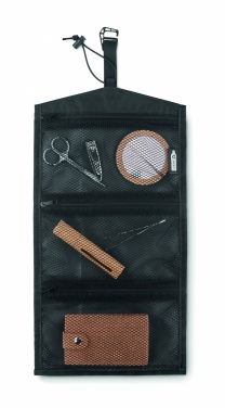 Logo trade advertising products image of: 210RPET travel cable organizer