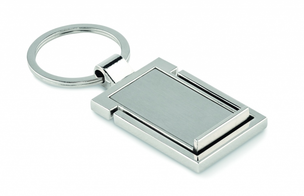 Logotrade promotional merchandise picture of: Metal key ring phone stand Seinajoki
