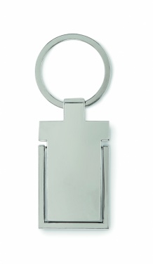 Logo trade business gift photo of: Metal key ring phone stand Seinajoki