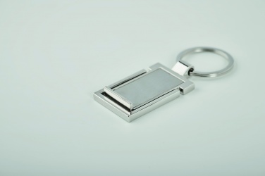 Logo trade advertising products picture of: Metal key ring phone stand Seinajoki