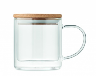 Logo trade business gift photo of: Double wall borosilicate mug