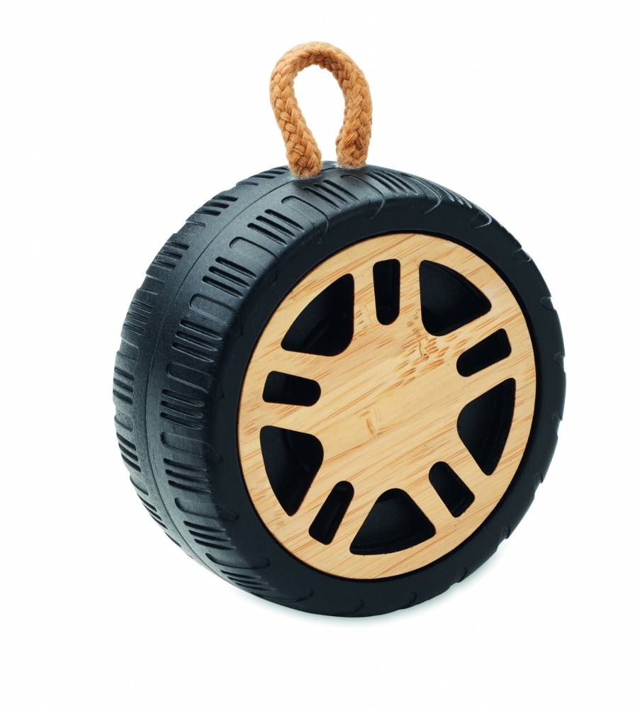 Logotrade promotional item image of: Wireless speaker tire shaped