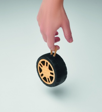 Logo trade promotional giveaways image of: Wireless speaker tire shaped