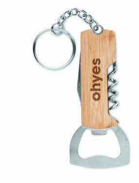 Logotrade corporate gift image of: 3 in 1 bamboo pocket tool