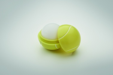 Logotrade promotional giveaway image of: Lip balm in tennis ball shape