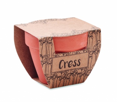 Logotrade promotional gift image of: Terracotta pot cress seeds