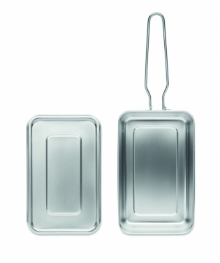 Logo trade corporate gifts image of: Stainless steel lunch box