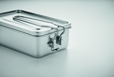Logo trade business gifts image of: Stainless steel lunch box