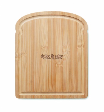 Logo trade promotional giveaway photo of: Bamboo bread cutting board
