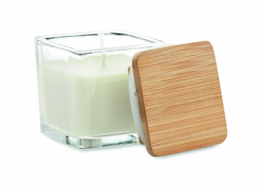 Logotrade promotional products photo of: Squared fragranced candle 50gr