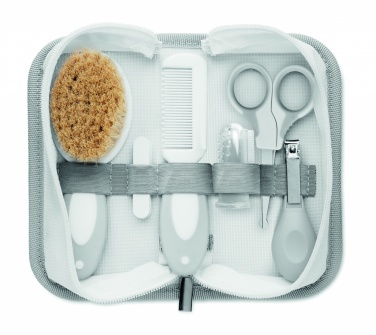 Logo trade promotional merchandise image of: 6 piece baby grooming set