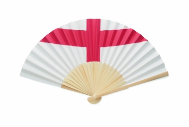 Logo trade corporate gift photo of: Manual fan flag design