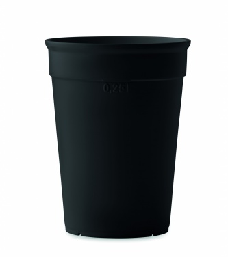 Logotrade promotional item picture of: Recycled PP cup capacity 250 ml