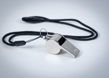 Logo trade promotional products picture of: Metal whistle