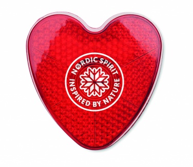 Logotrade promotional gift picture of: Heart shaped reflector light