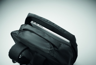 Logo trade advertising product photo of: A portable backpack trolley with wheels, made of 600D RPET polyester