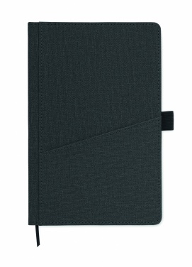 Logotrade promotional gift picture of: A5 notebook PU front pocket