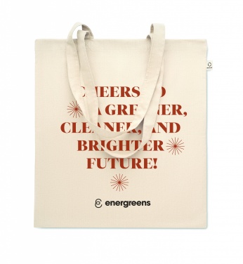 Logotrade promotional merchandise picture of: Recycled cotton shopping bag